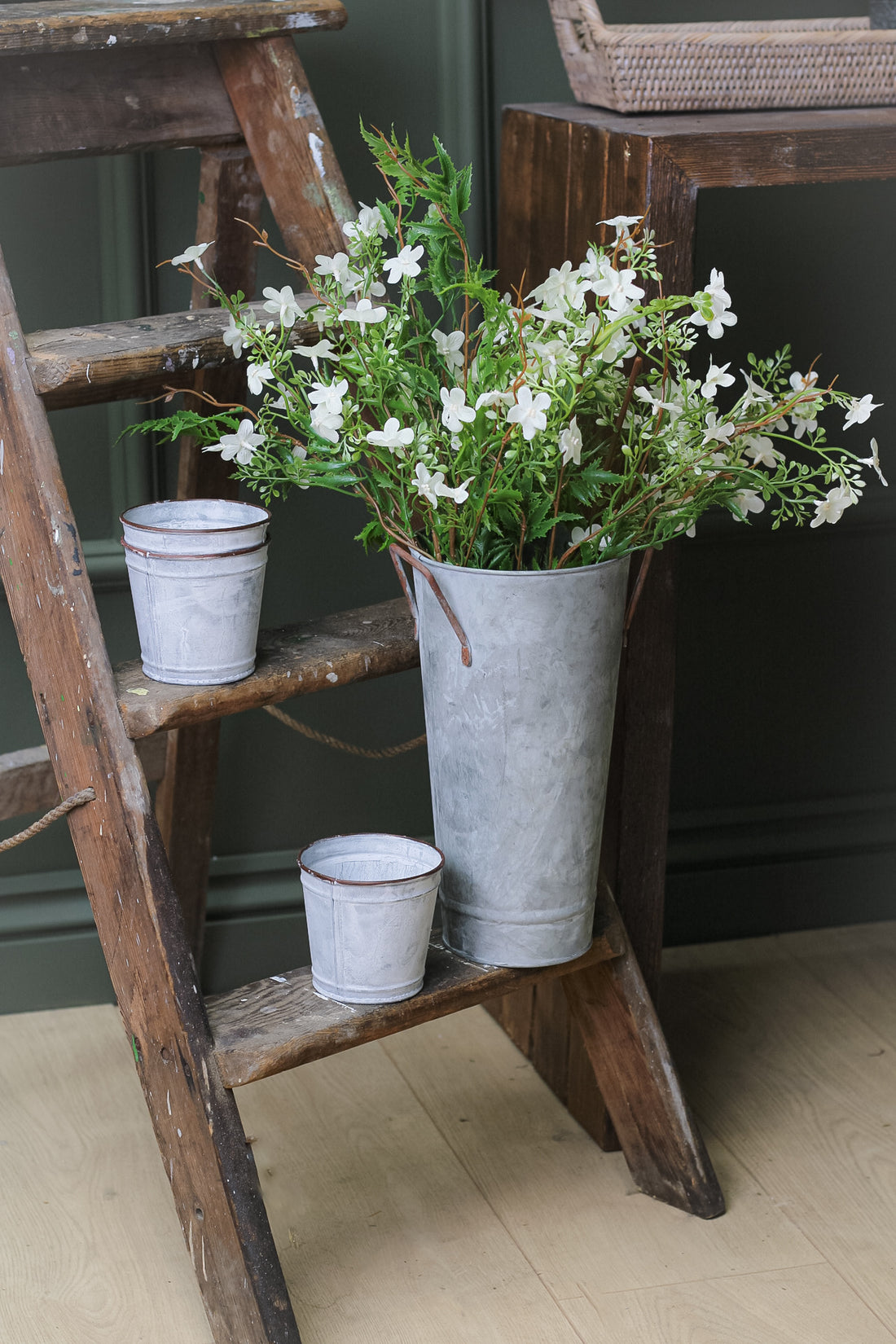 Vintage French Floristry Bucket