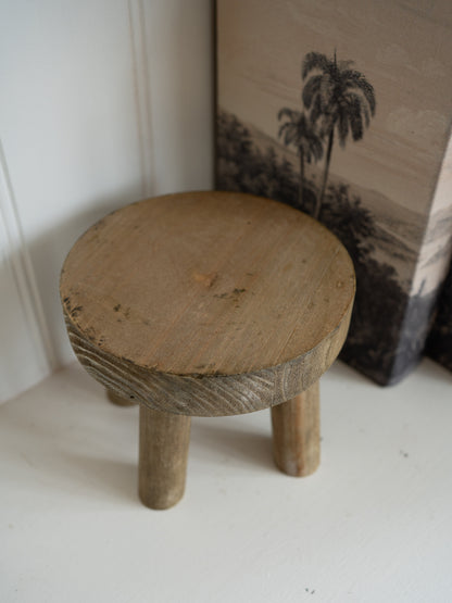 Tall Rustic Wooden Plant Stand