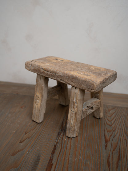 Reclaimed Wooden Mini Stool - Style AD