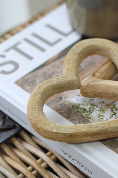 Wooden Hearts Chain