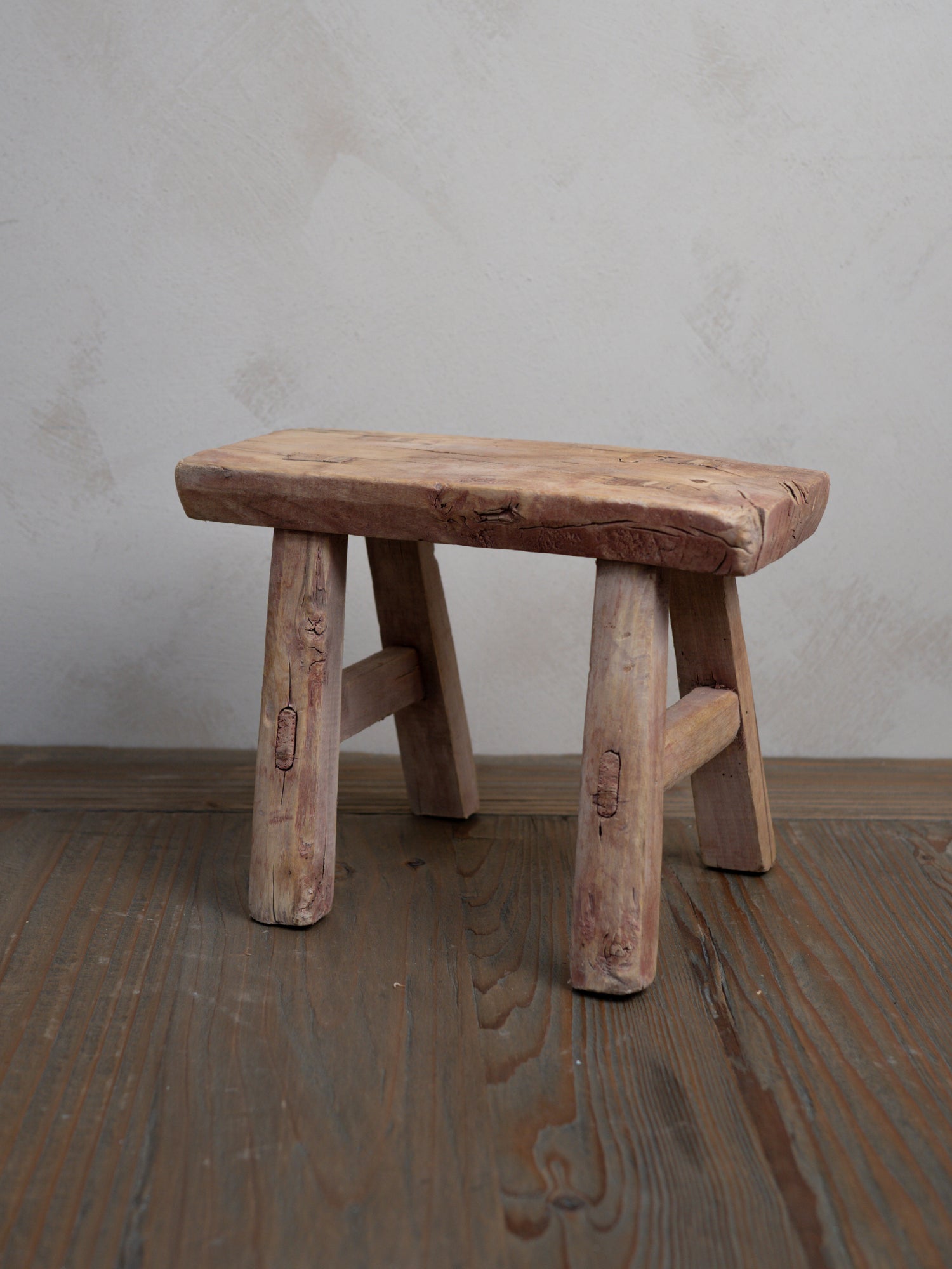 Reclaimed Wooden Mini Stool - Style Z