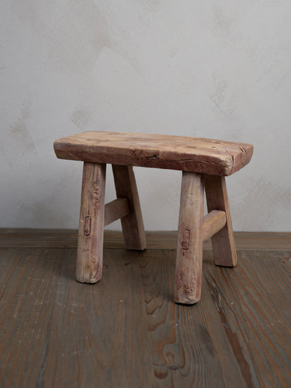 Reclaimed Wooden Mini Stool - Style Z