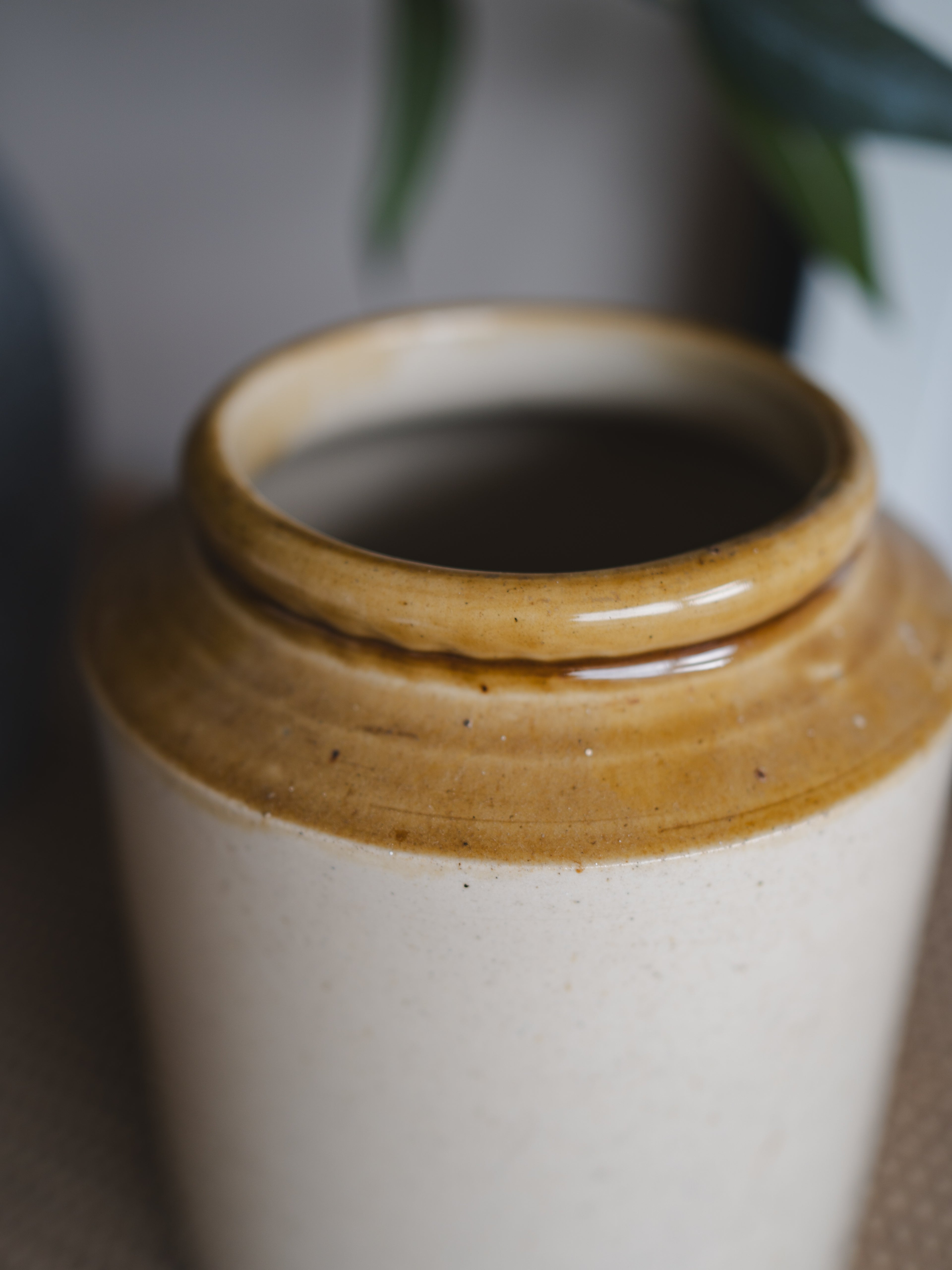 Large Vintage Salt Glazed Pot - Style 2