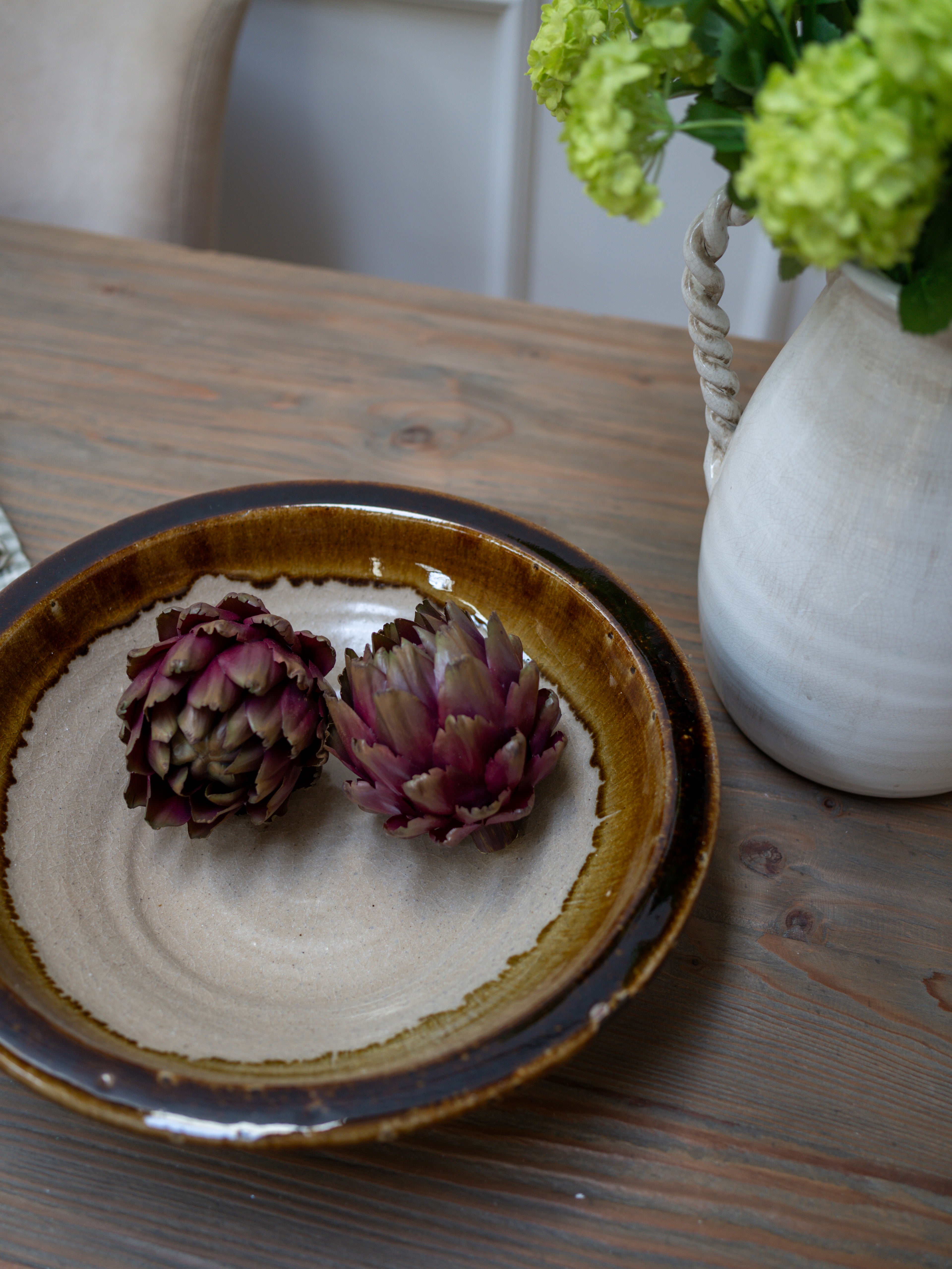 Salt Glazed Terracotta Decorative Bowl