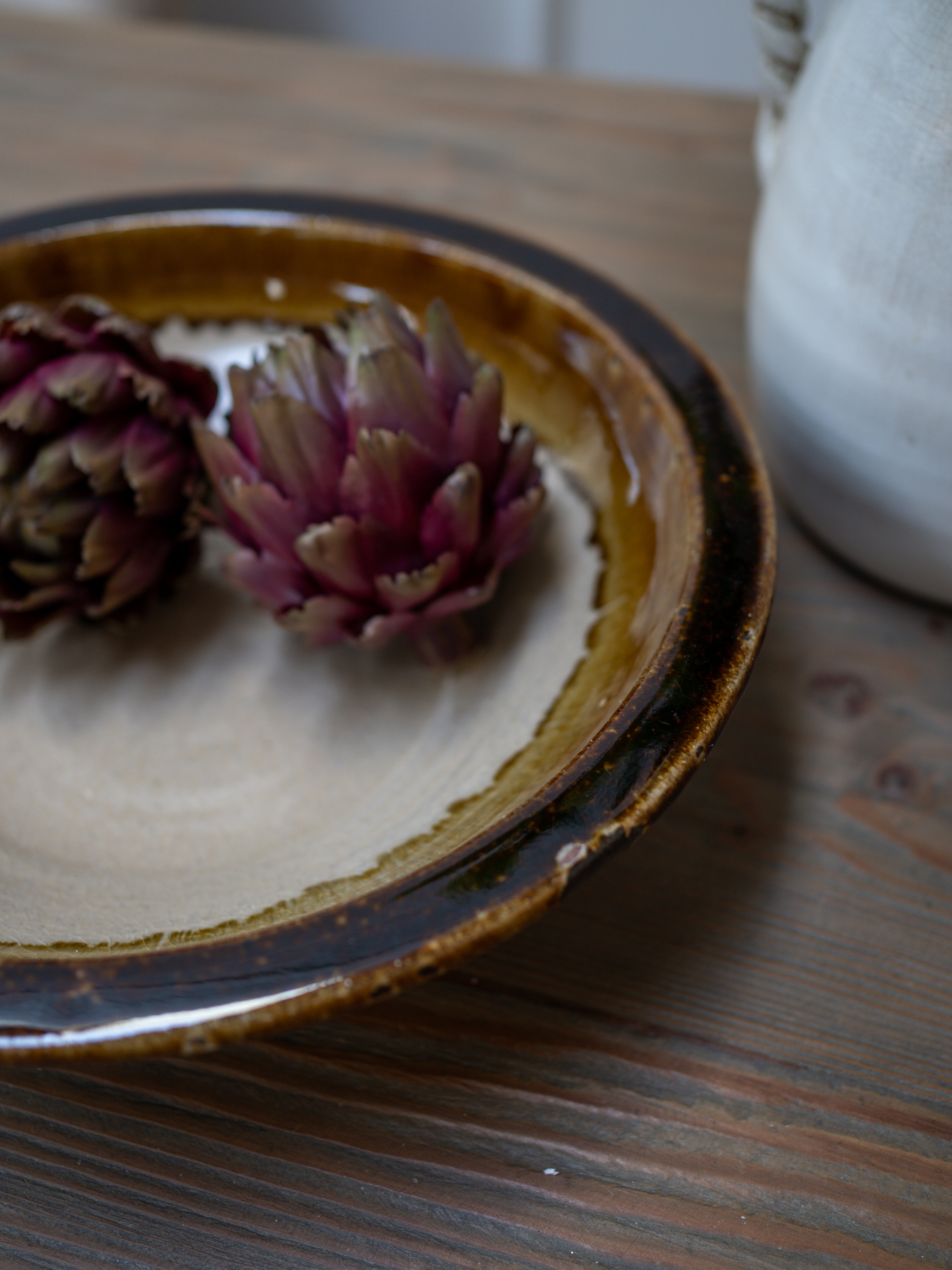 Salt Glazed Terracotta Decorative Bowl