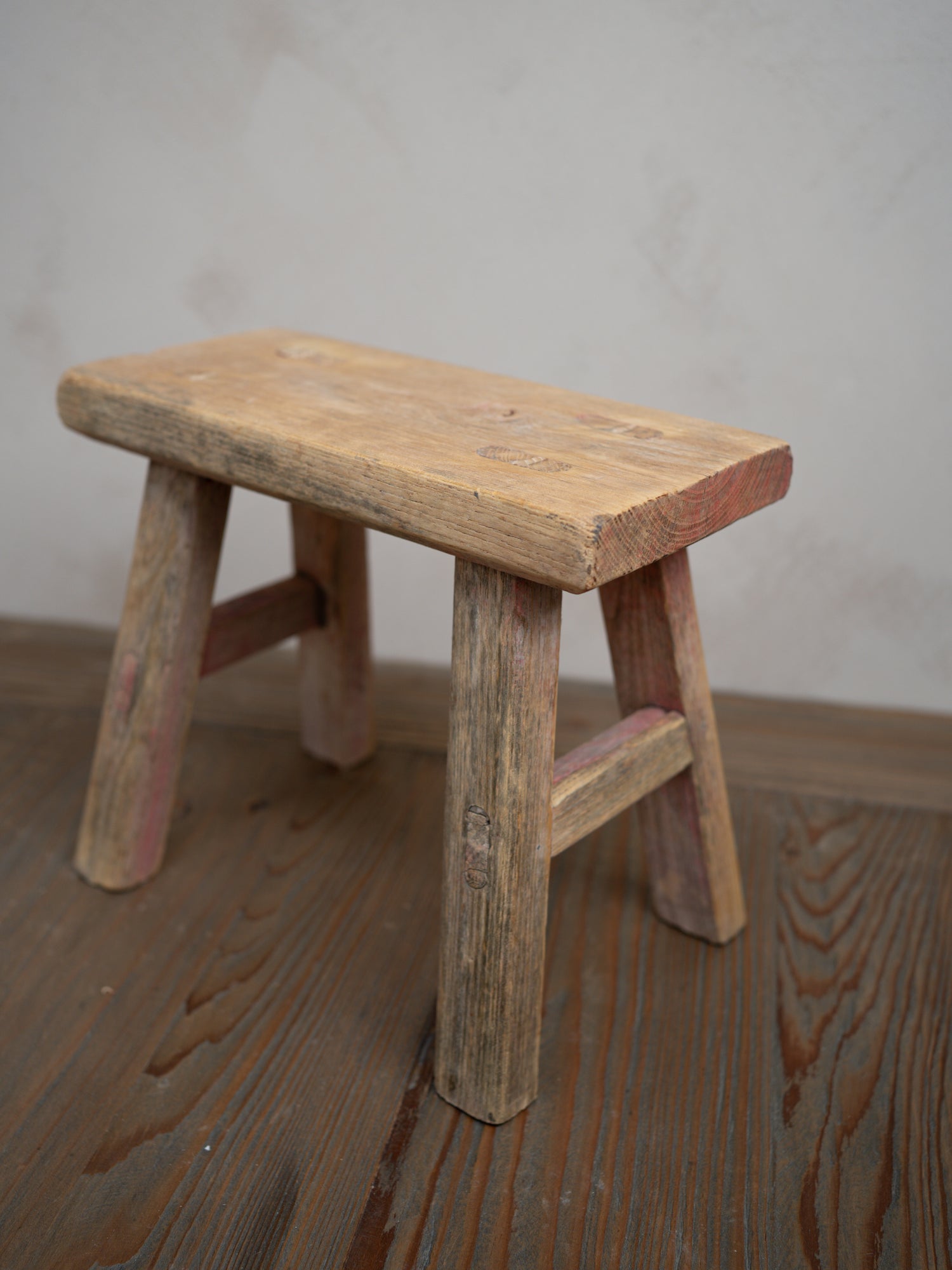 Reclaimed Wooden Mini Stool - Style Q