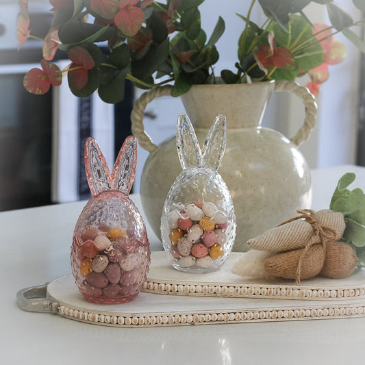 Dotty Glass Bunny Jars Bundle