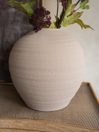 Almond Textured Vase