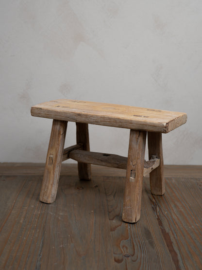 Reclaimed Wooden Mini Stool - Style N