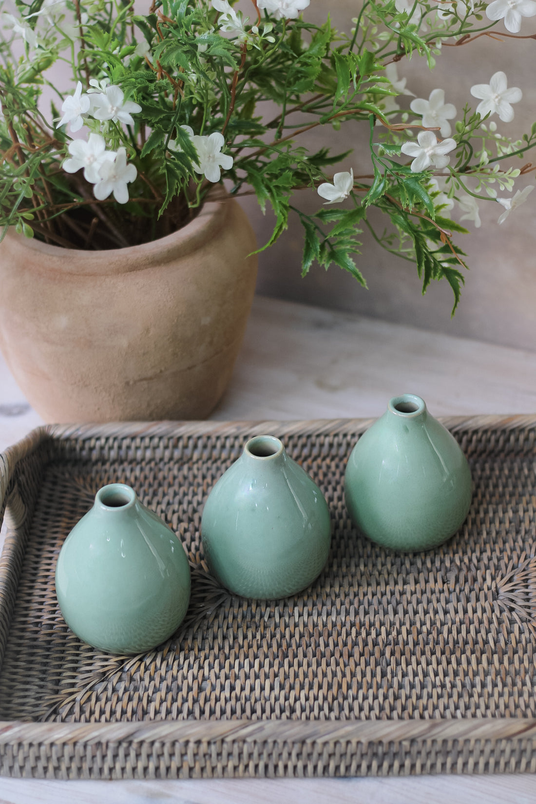 Skomer Sage Bud Vases | Set of 3