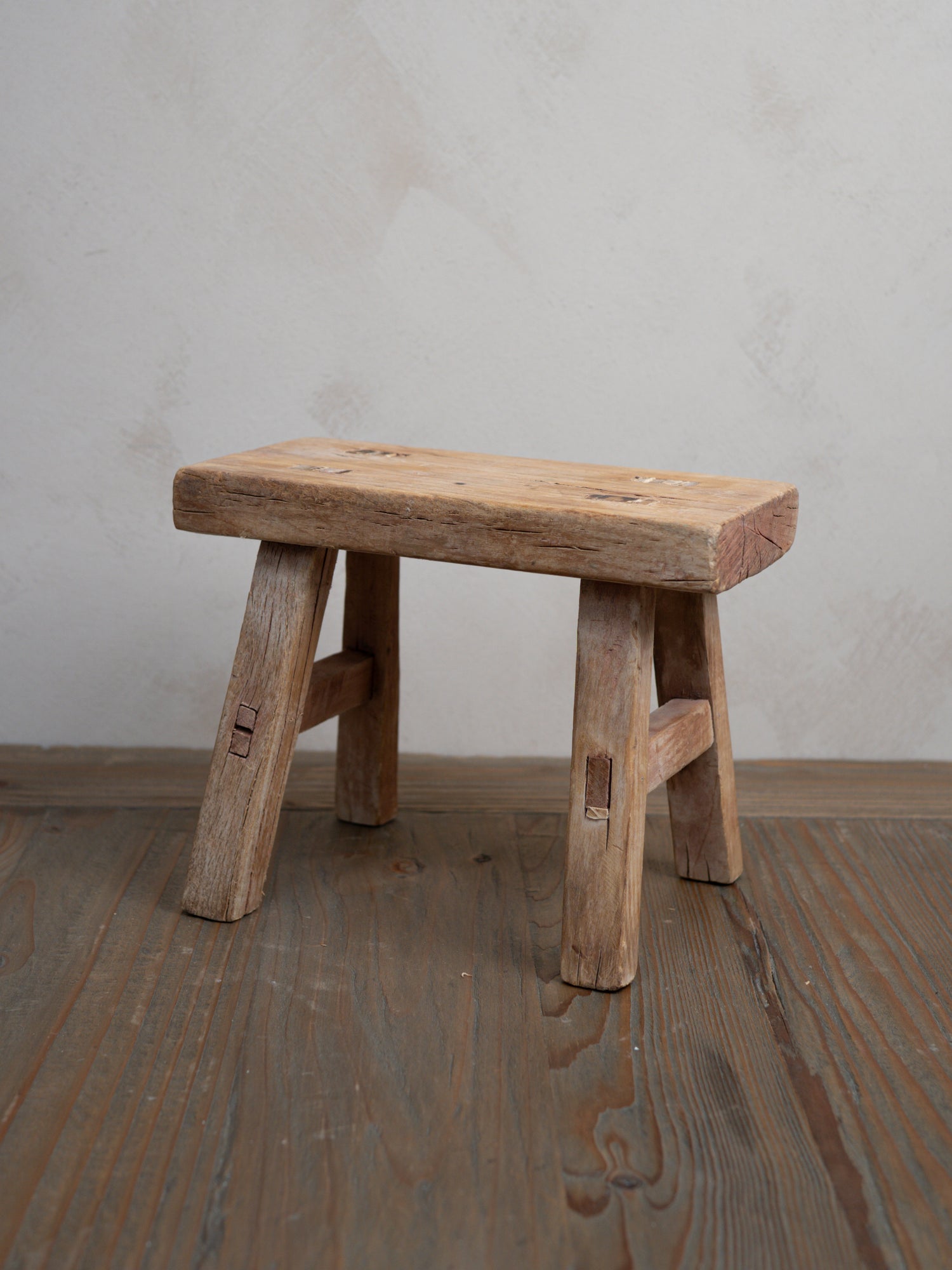 Reclaimed Wooden Mini Stool - Style T