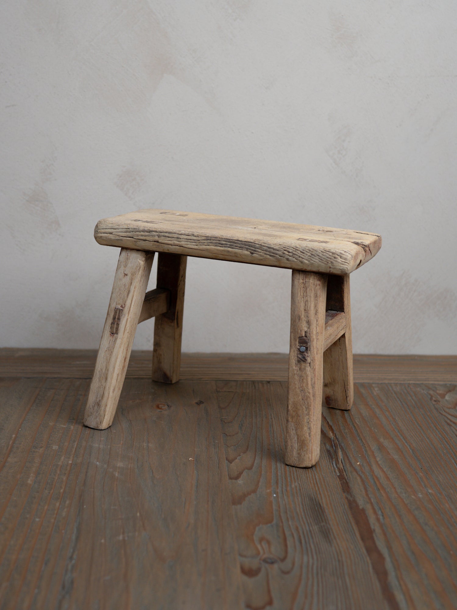 Reclaimed Wooden Mini Stool - Style P