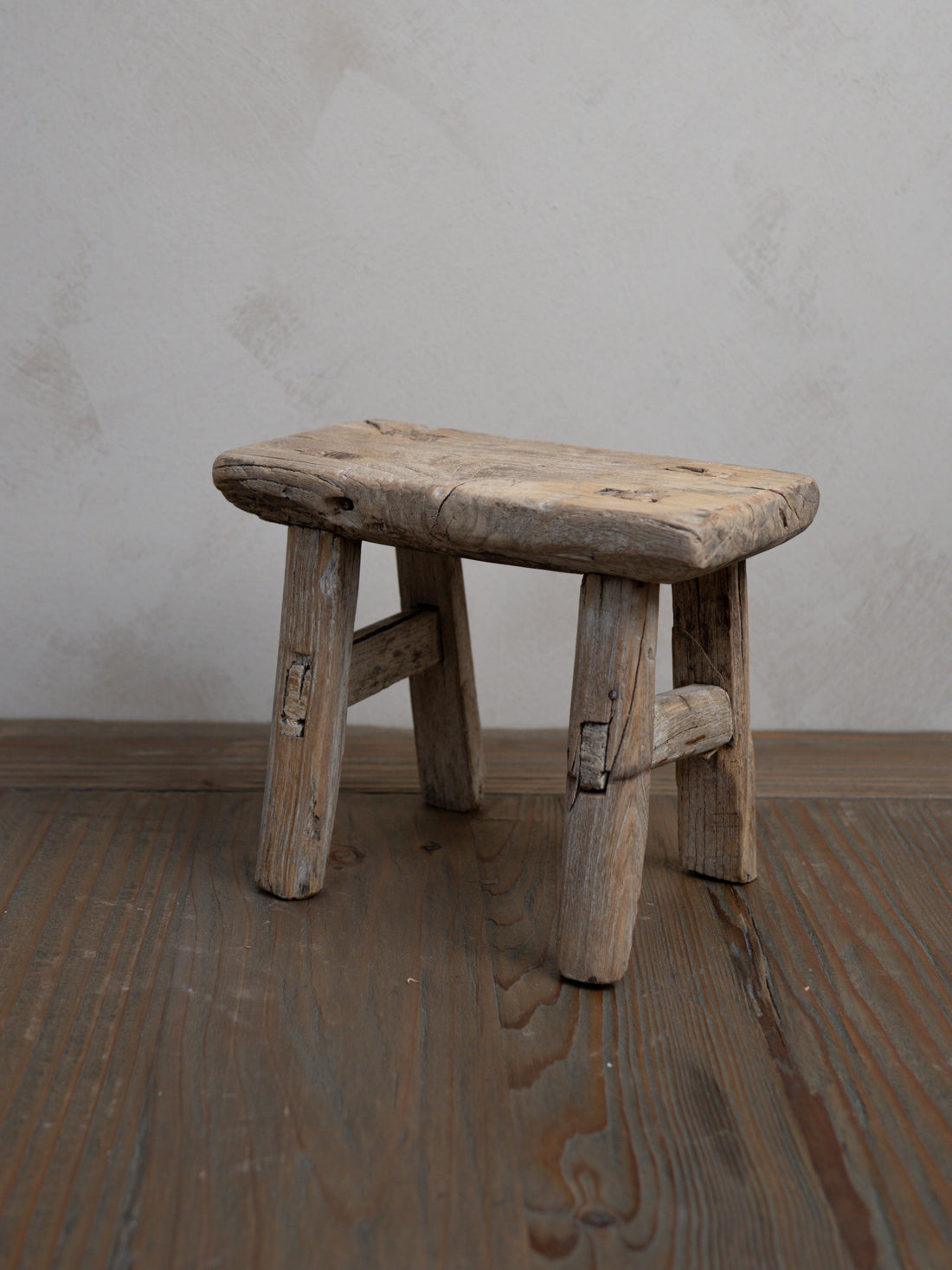 Reclaimed Wooden Mini Stool - Style AF