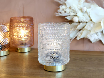 Clear Bobble Dotty LED Lamp