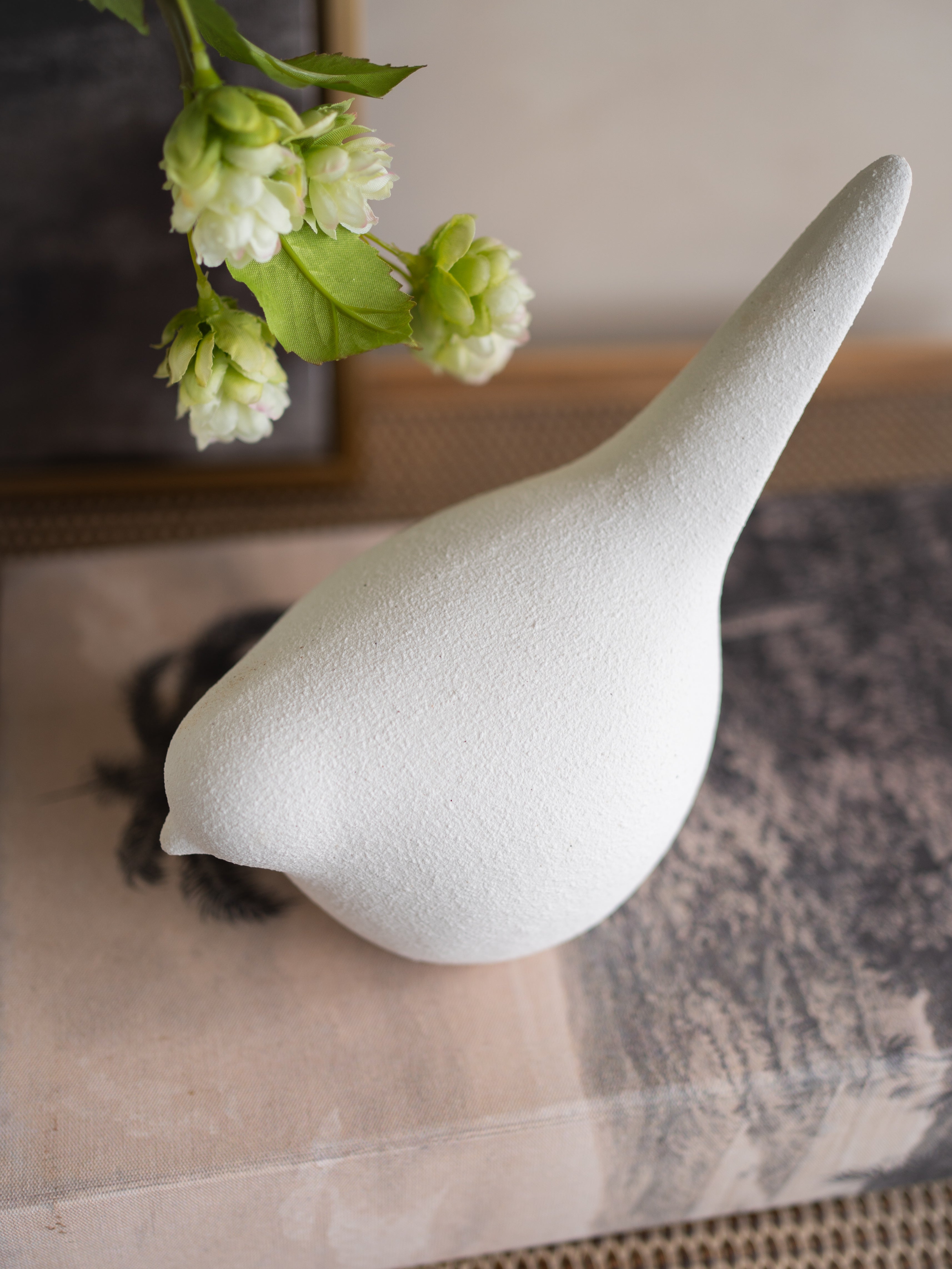 Stoneware Sparrow Ornament