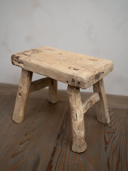 Reclaimed Wooden Mini Stool - Style S