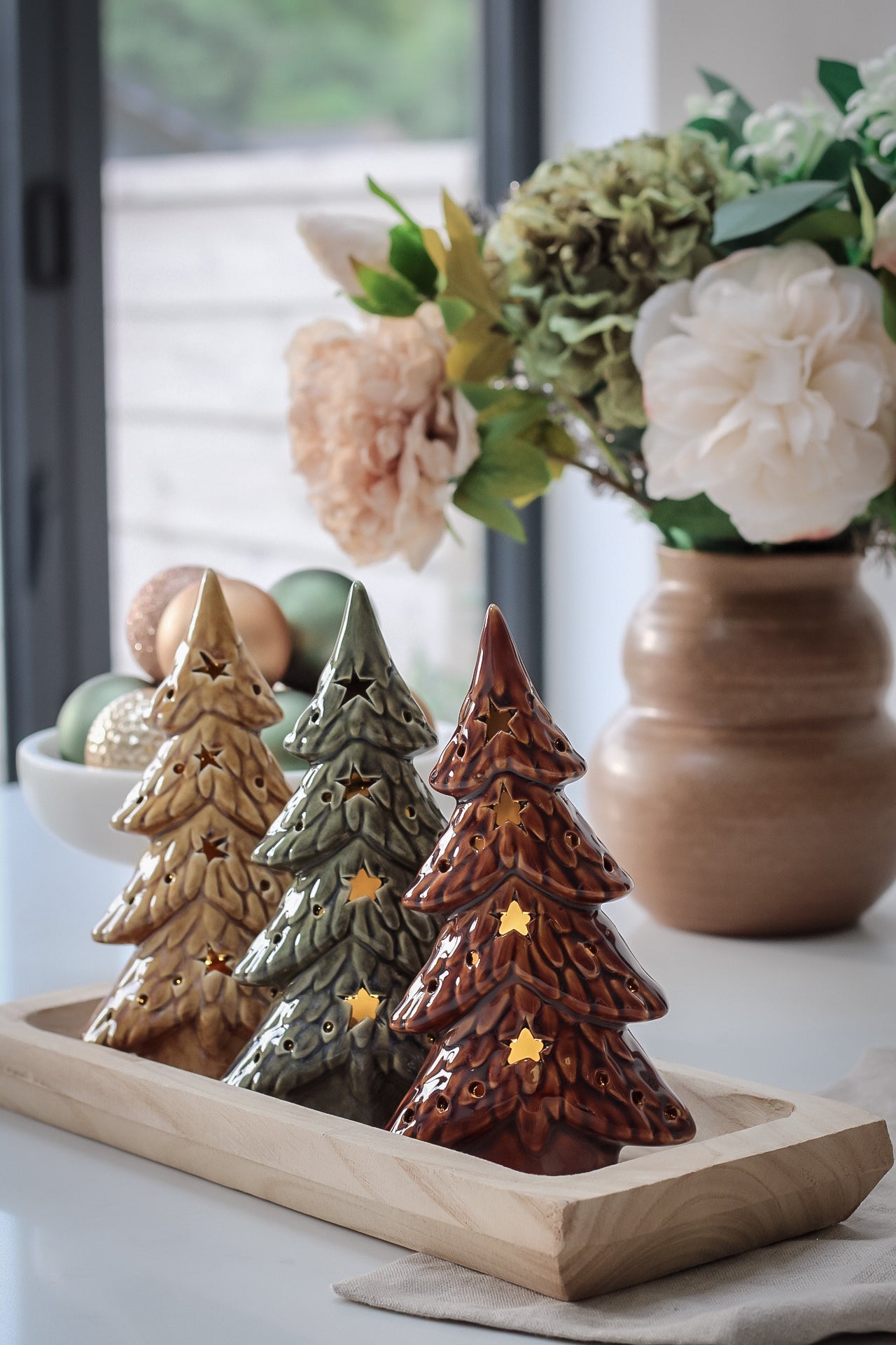 Earthy Ceramic LED Christmas Tree