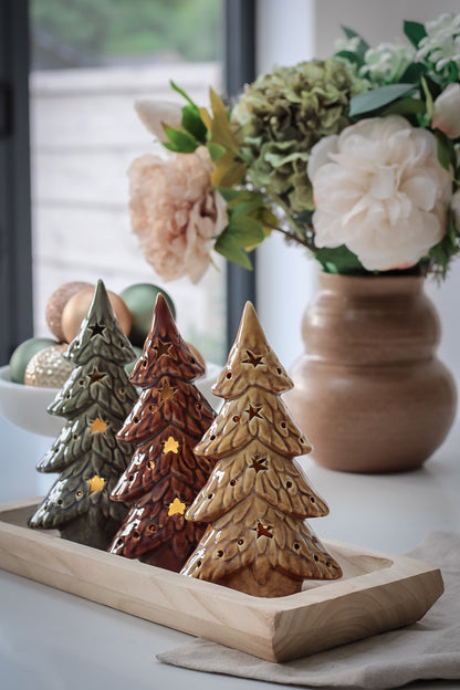 Earthy Ceramic LED Christmas Tree