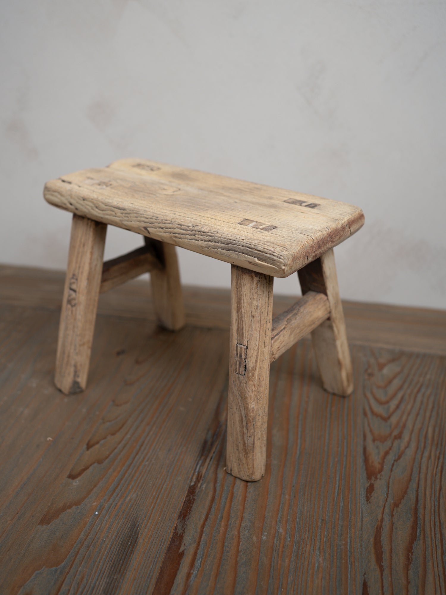 Reclaimed Wooden Mini Stool - Style P