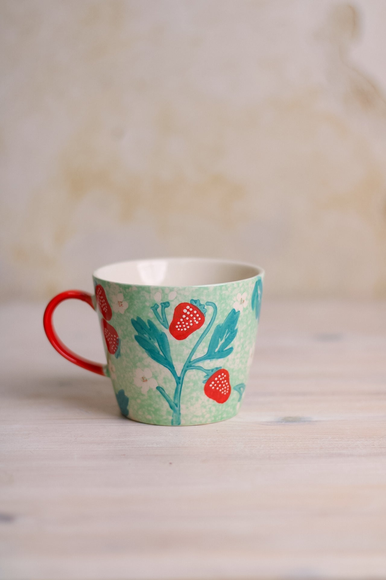 Strawberry Fields Stoneware Mug