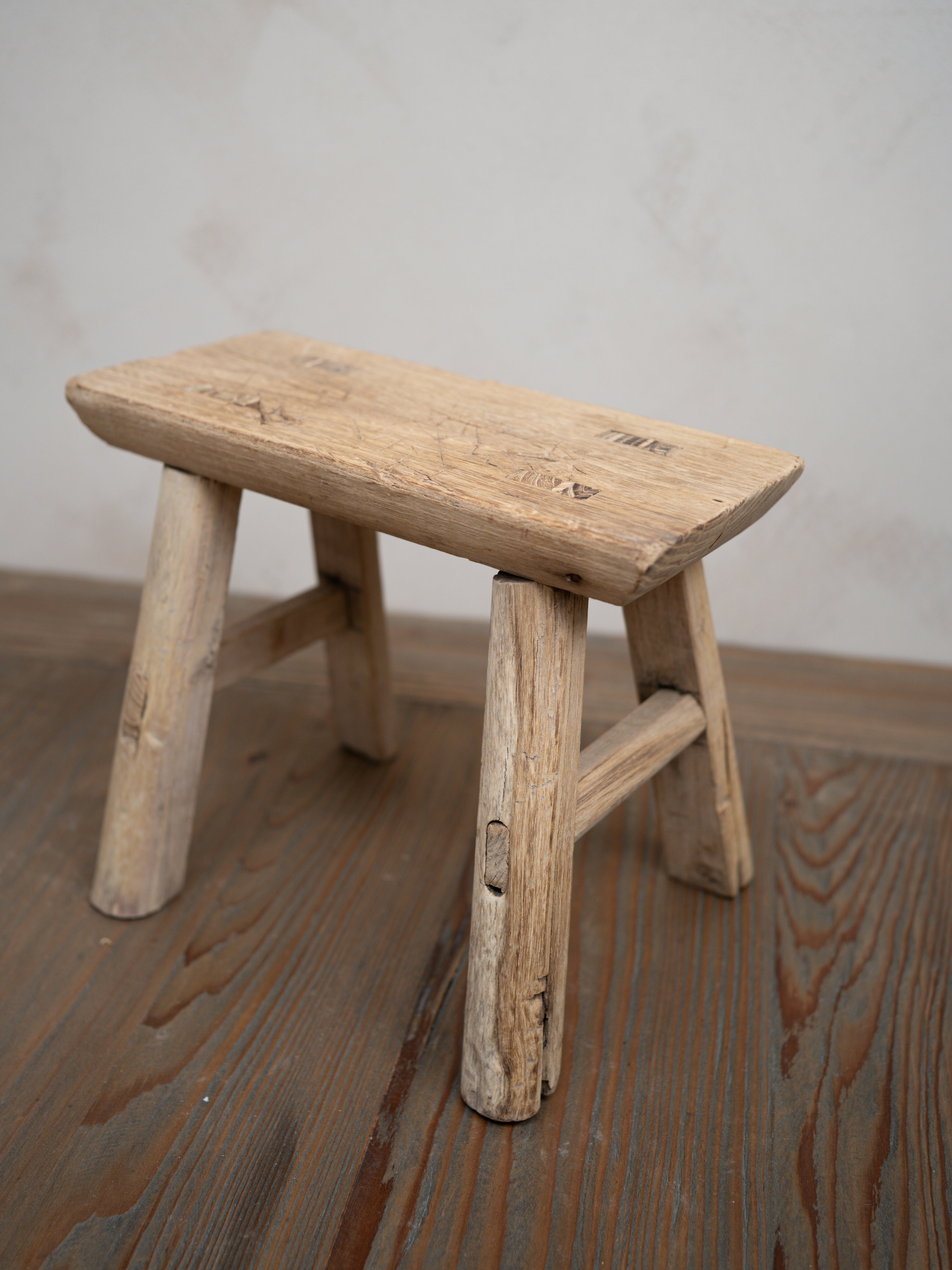 Reclaimed Wooden Mini Stool - Style AA