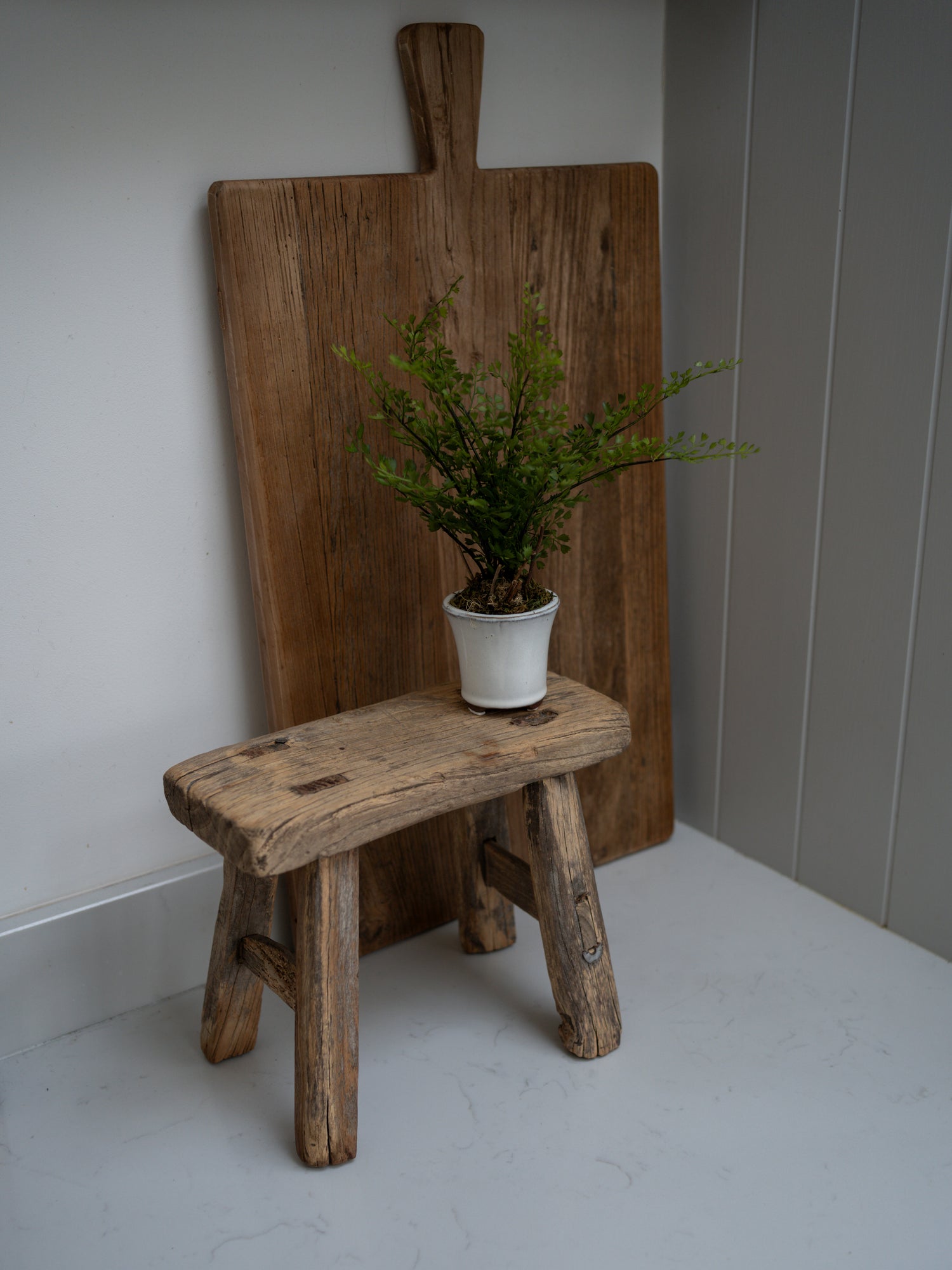 Reclaimed Wooden Mini Stool - Style B