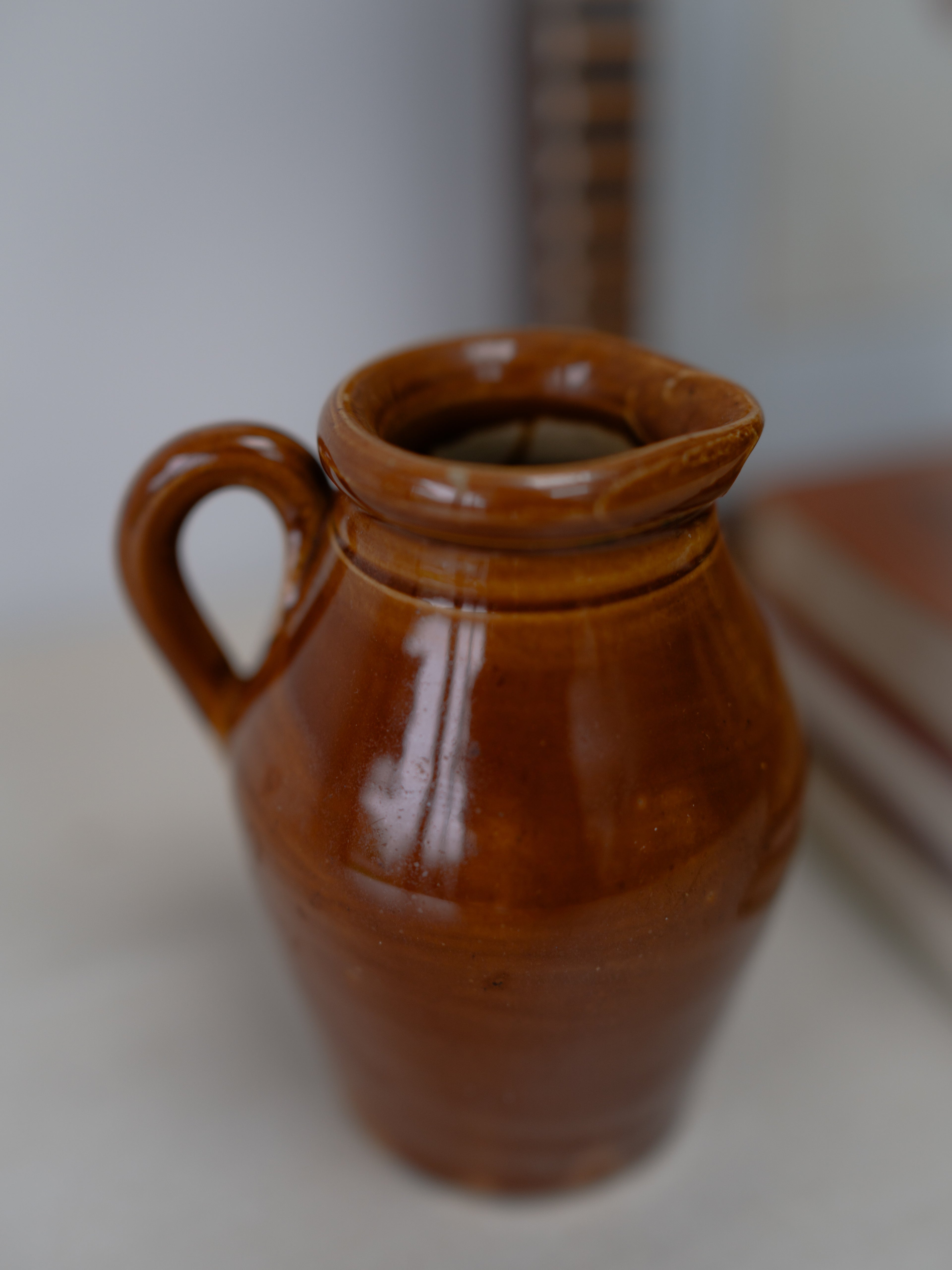 Small Vintage Hourglass Jug
