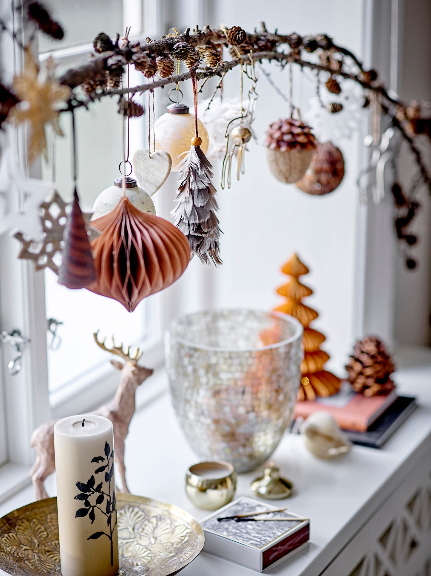 Otilde Marble Tree Ornaments | Set of 3