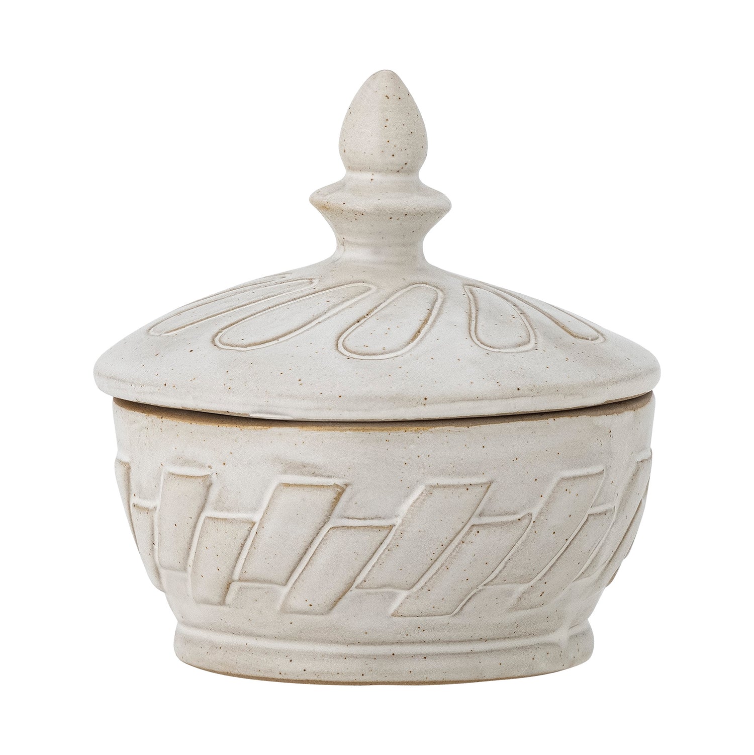 Aura Stoneware Jar with Lid