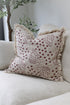 Pecan Woven Fringed Cotton Cushion