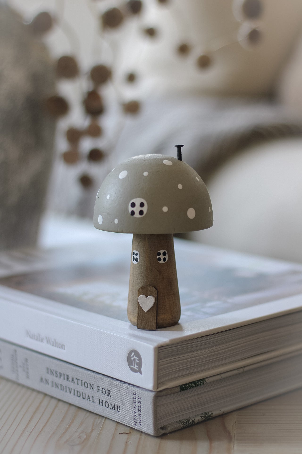 Grey Wooden Mushroom House