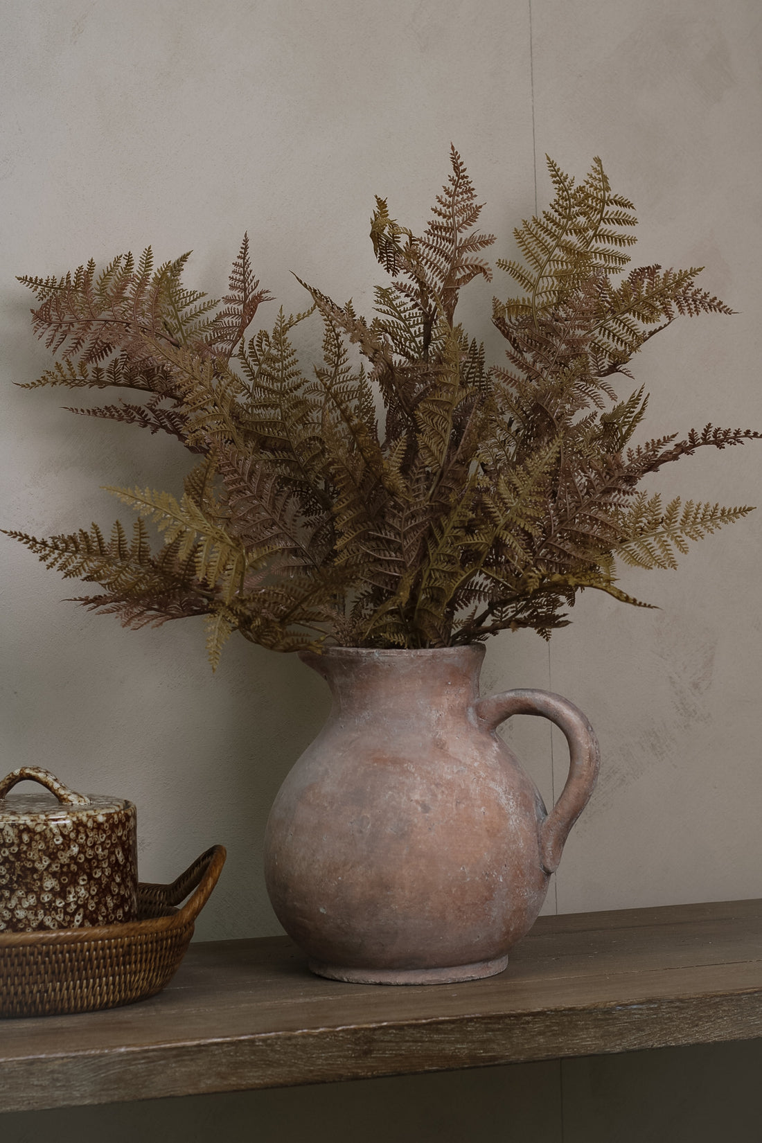 Faux Auburn Bracken Spray