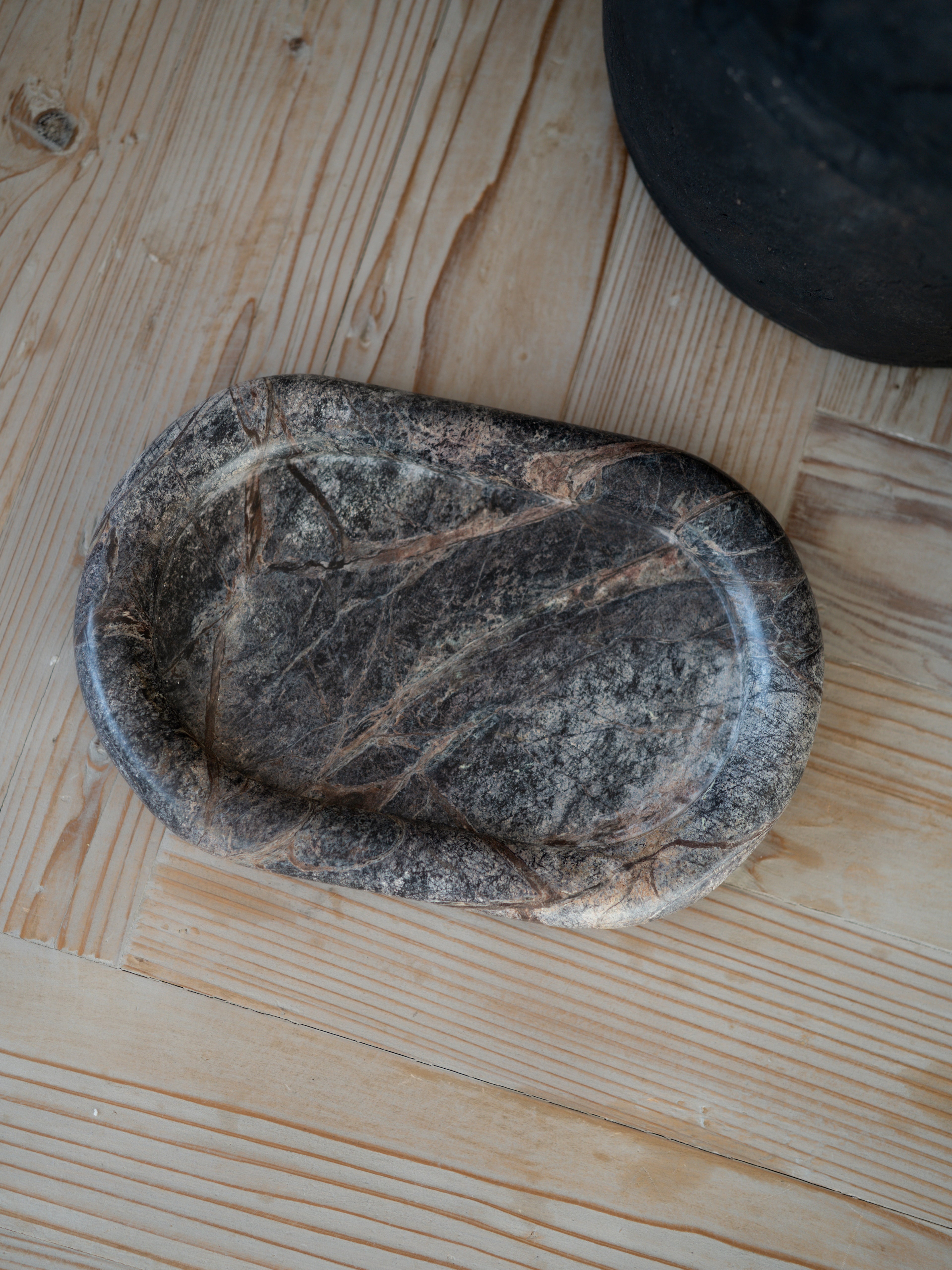 Forest Green Marble Catchall Tray