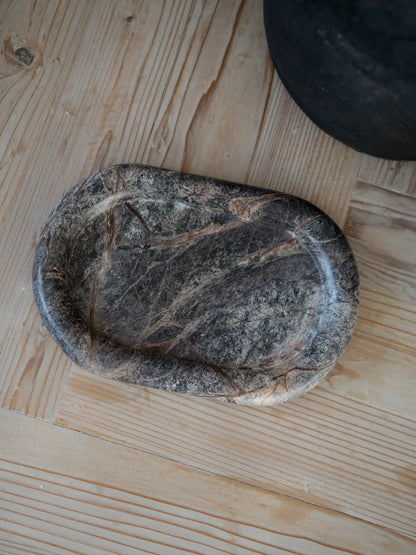 Forest Green Marble Catchall Tray