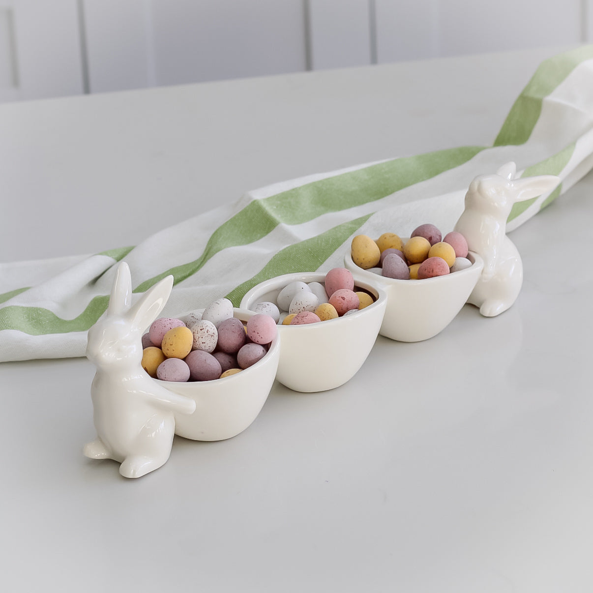 Bunny Triple Snacking Bowls