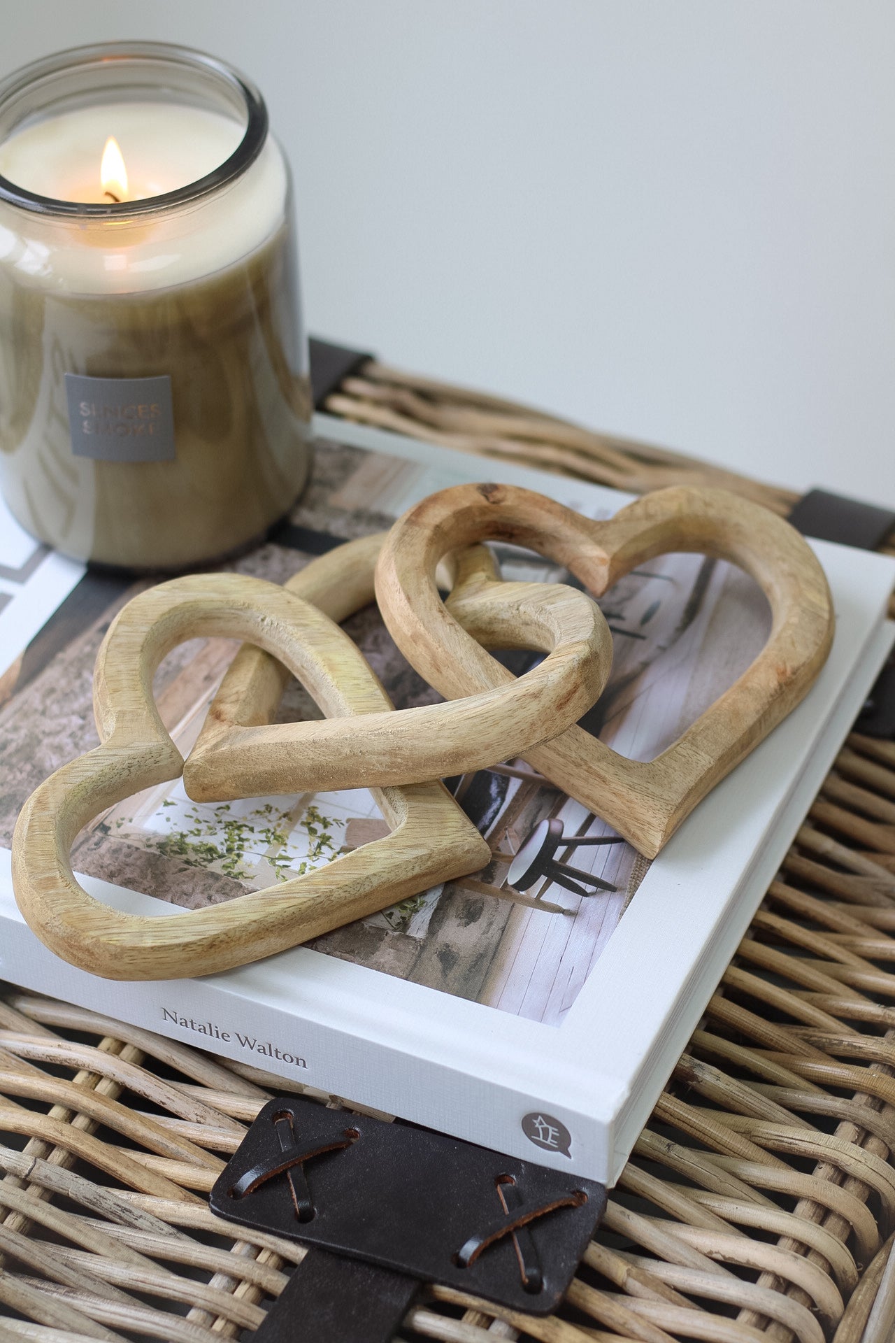 Wooden Hearts Chain
