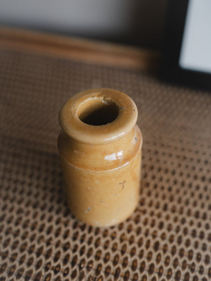 Ochre Vintage Tall Ink Pot