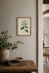 Antique Botanical VI Gold Framed Wall Art
