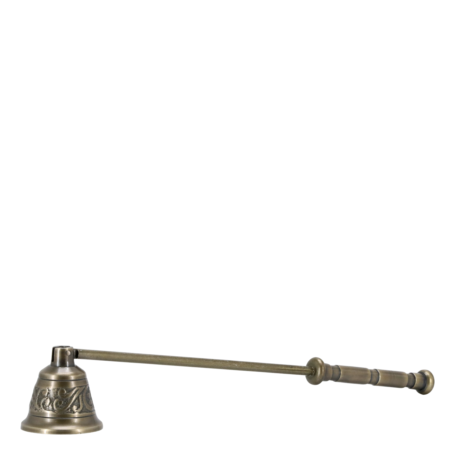 Antique Brass Etched Candle Snuffer