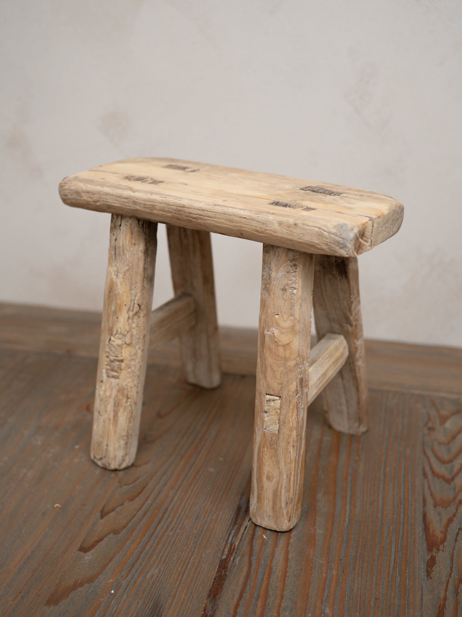 Reclaimed Wooden Mini Stool - Style Y