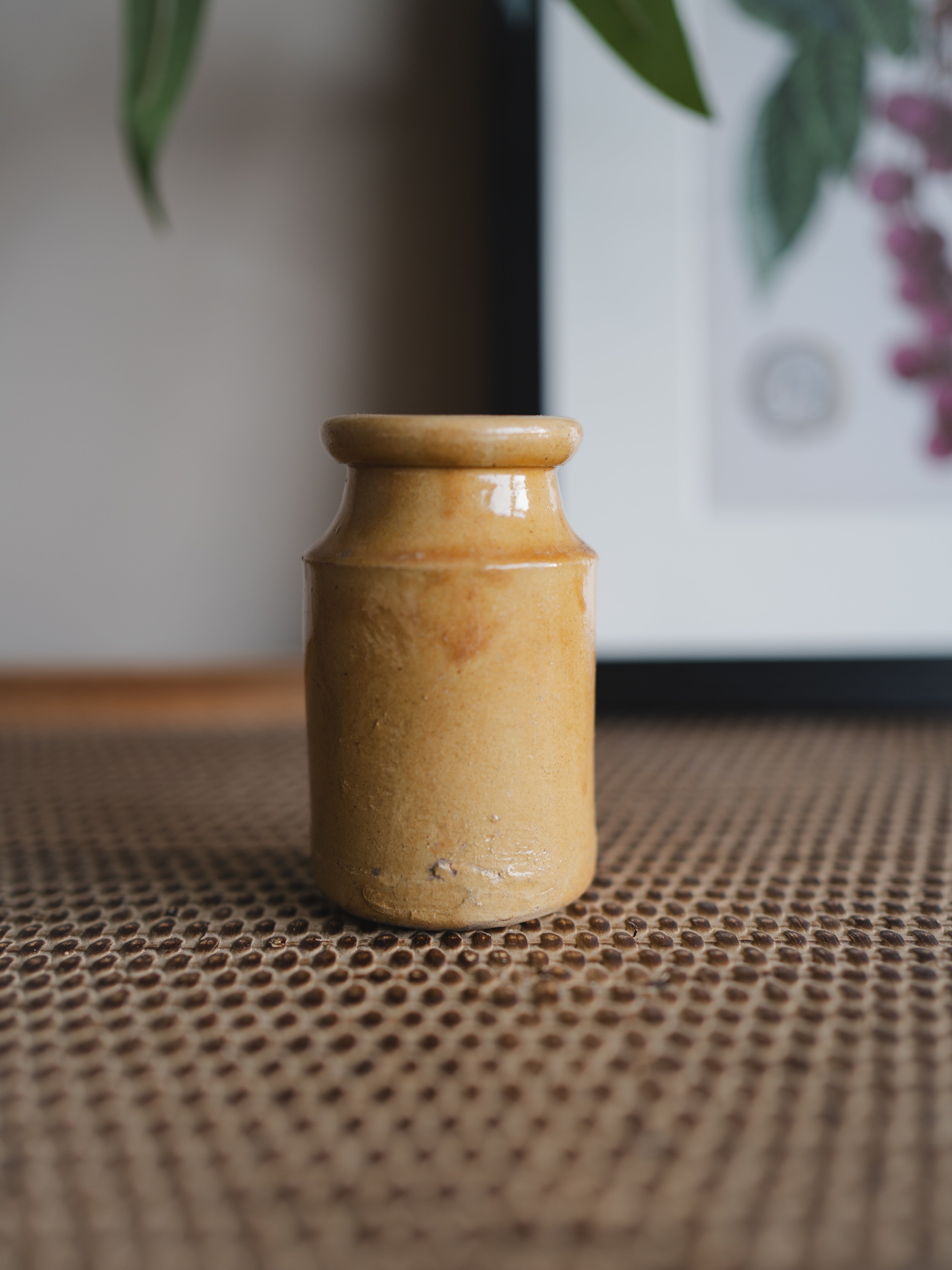 Ochre Vintage Tall Ink Pot