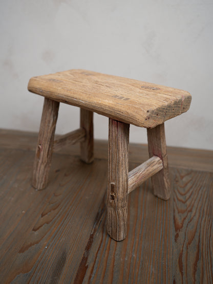 Reclaimed Wooden Mini Stool - Style M
