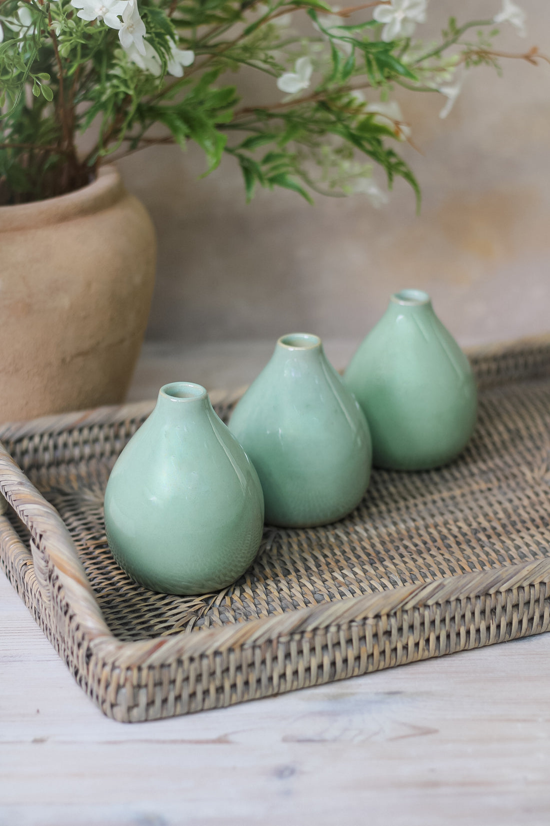 Skomer Sage Bud Vases | Set of 3