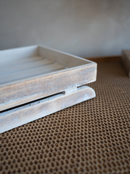 Wooden Sleigh Christmas Styling Tray