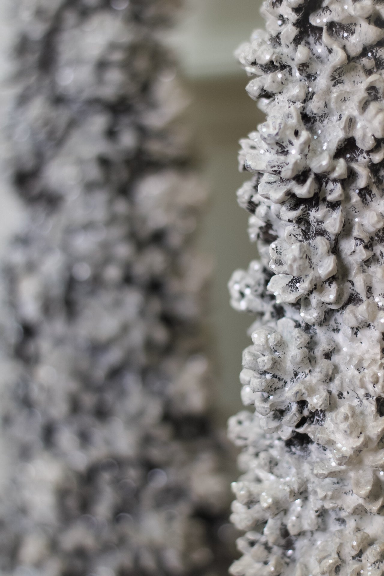 Snowy Pinecone Tree