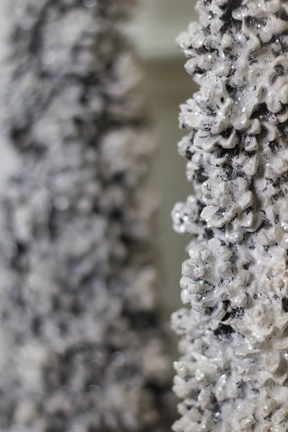 Snowy Pinecone Tree