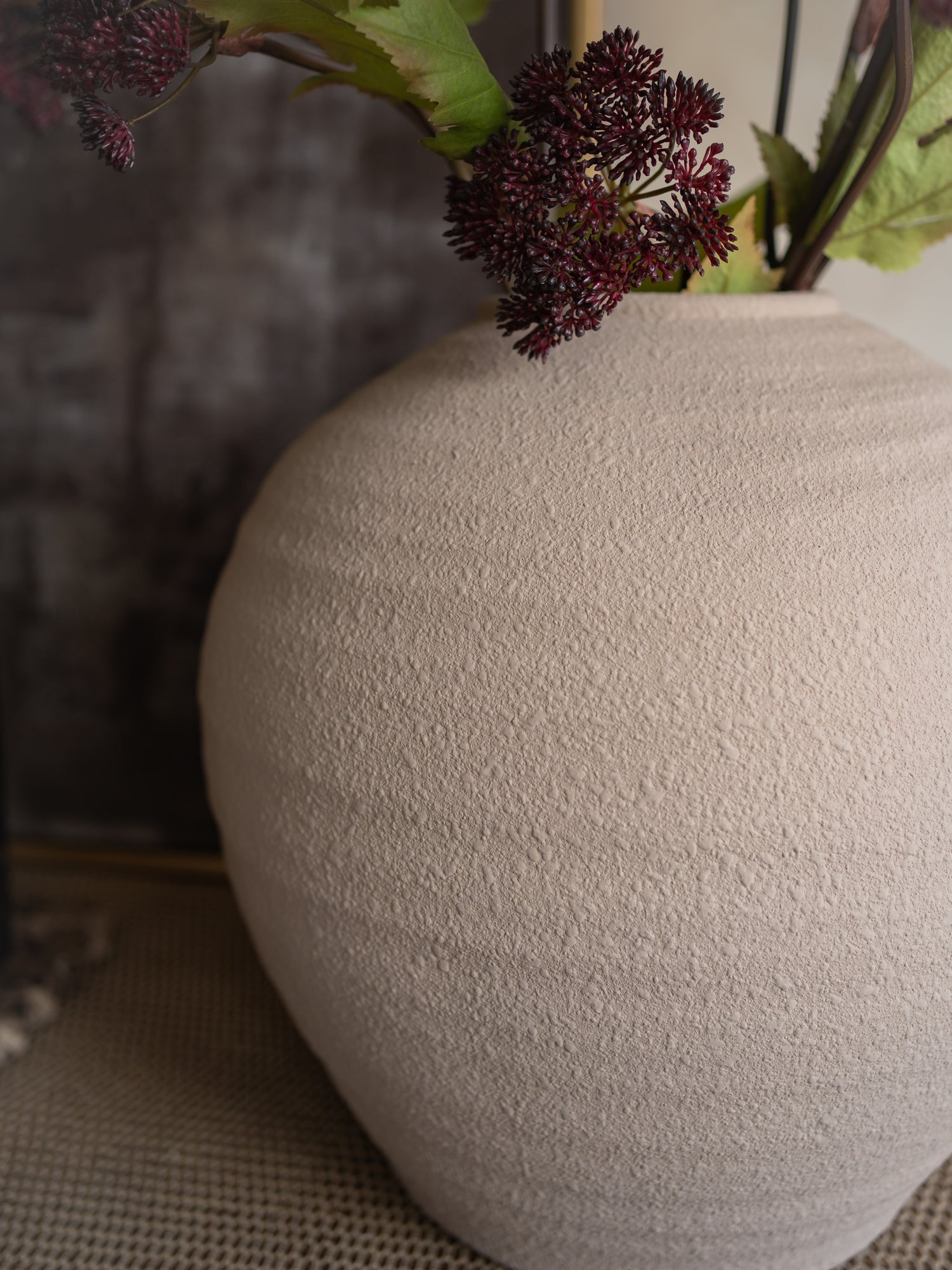 Almond Textured Vase