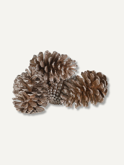 Bag of Golden Champagne Pinecones