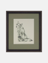 Border Collie Puppy Dog Framed Wall Art