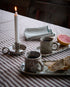 Brown Melange Porcelain Candle Holder